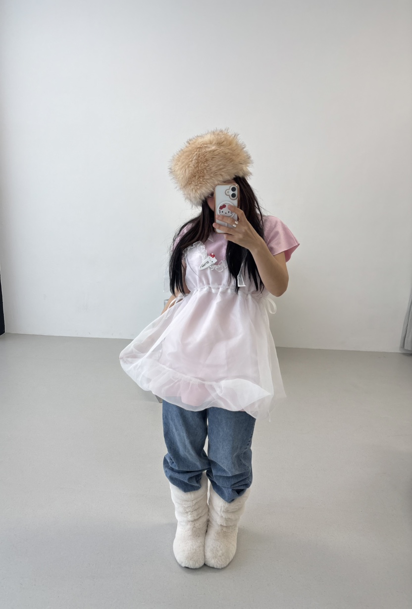 PLATFORM-L韓國代購㊣女士新款真品推薦人氣休閑25秋冬連衣裙PLATFORM連衣裙