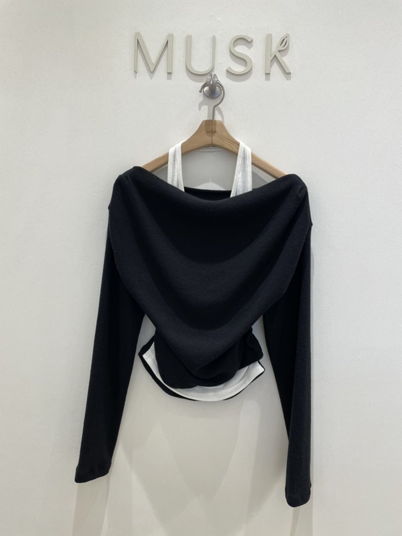 MUSK東大門㊣實拍女士新款時尚熱賣人氣推薦真品長袖T恤羊毛MUSK長袖T恤圖色3