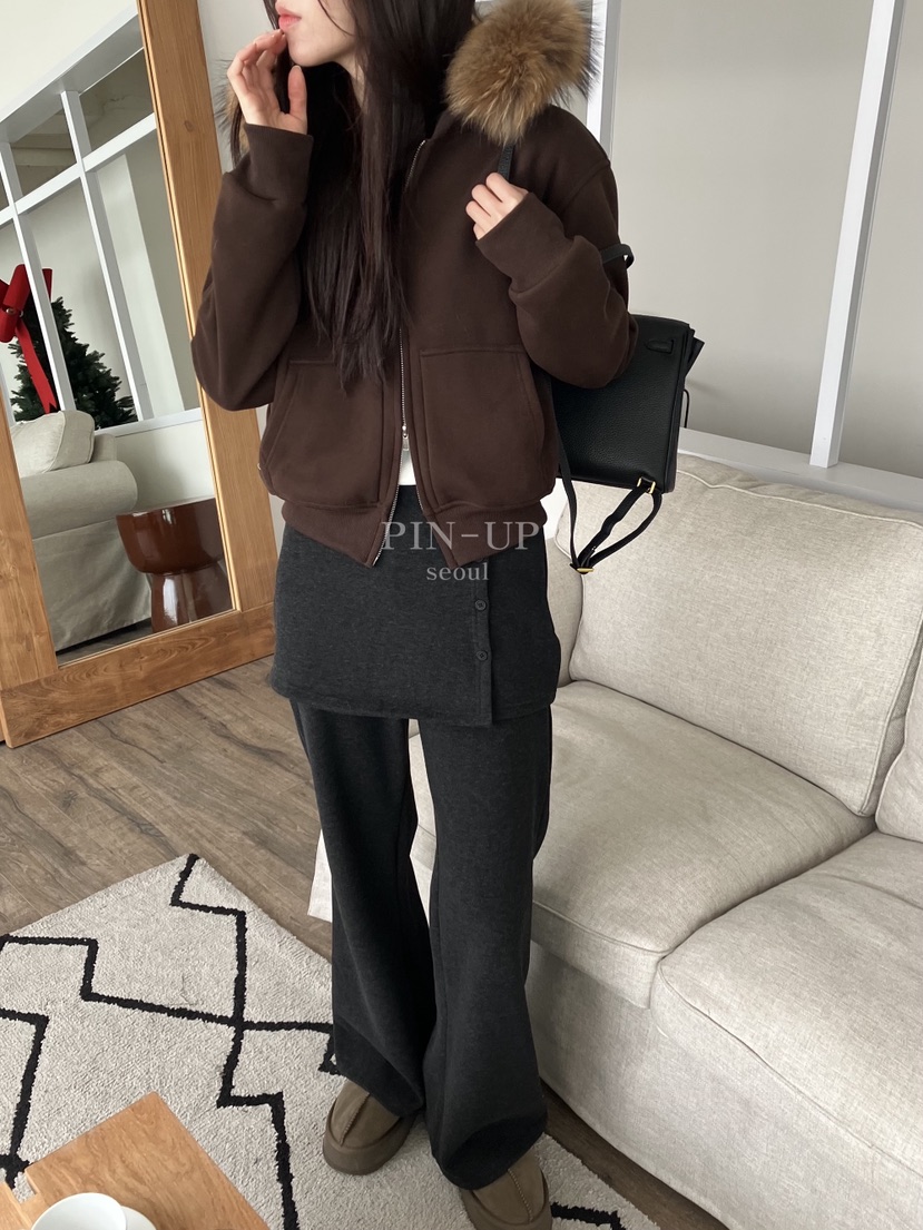 PIN-UP韓國代購㊣女士新品時尚真品25秋冬人氣熱賣裙褲喇叭PIN-UP裙褲