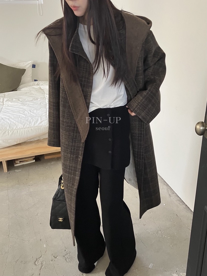 PIN-UP韓國代購㊣女士新品時尚真品25秋冬人氣熱賣裙褲喇叭PIN-UP裙褲