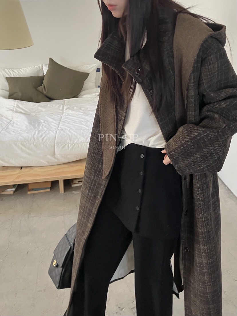 PIN-UP韓國代購㊣女士新品時尚真品25秋冬人氣熱賣裙褲喇叭PIN-UP裙褲