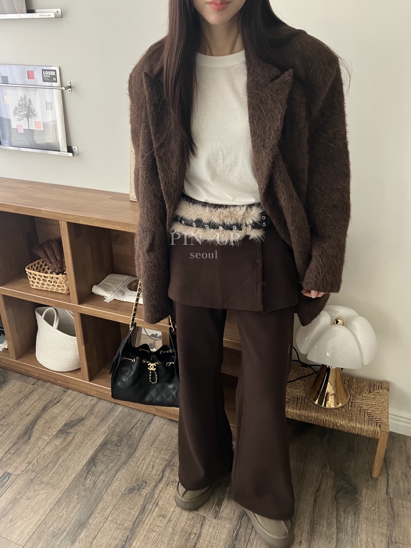 PIN-UP韓國代購㊣女士新品時尚真品25秋冬人氣熱賣裙褲喇叭PIN-UP裙褲