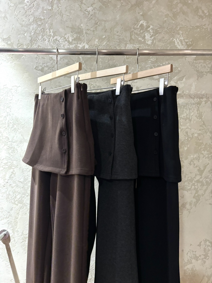 PIN-UP韓國代購㊣女士新品時尚真品25秋冬人氣熱賣裙褲喇叭PIN-UP裙褲