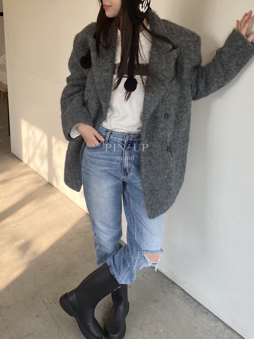 PIN-UP東大門㊣直郵女士新品熱賣職業真品25秋冬人氣休閑夾克PIN-UP夾克