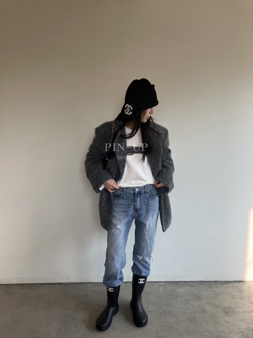 PIN-UP東大門㊣直郵女士新品熱賣職業真品25秋冬人氣休閑夾克PIN-UP夾克