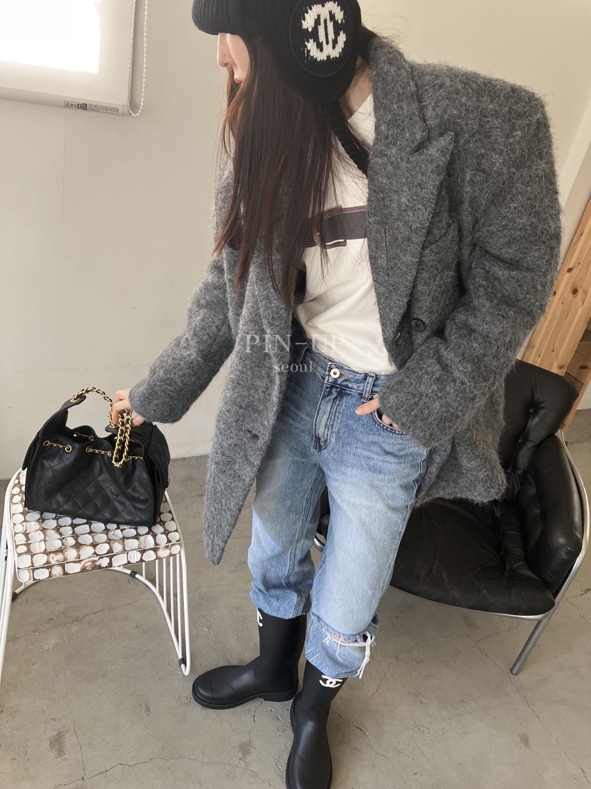 PIN-UP東大門㊣直郵女士新品熱賣職業真品25秋冬人氣休閑夾克PIN-UP夾克