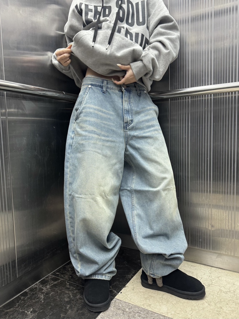 SEEOT東大門㊣實拍女裝新款25秋冬推薦人氣職業厚正裝褲羊皮SEEOT厚正裝褲