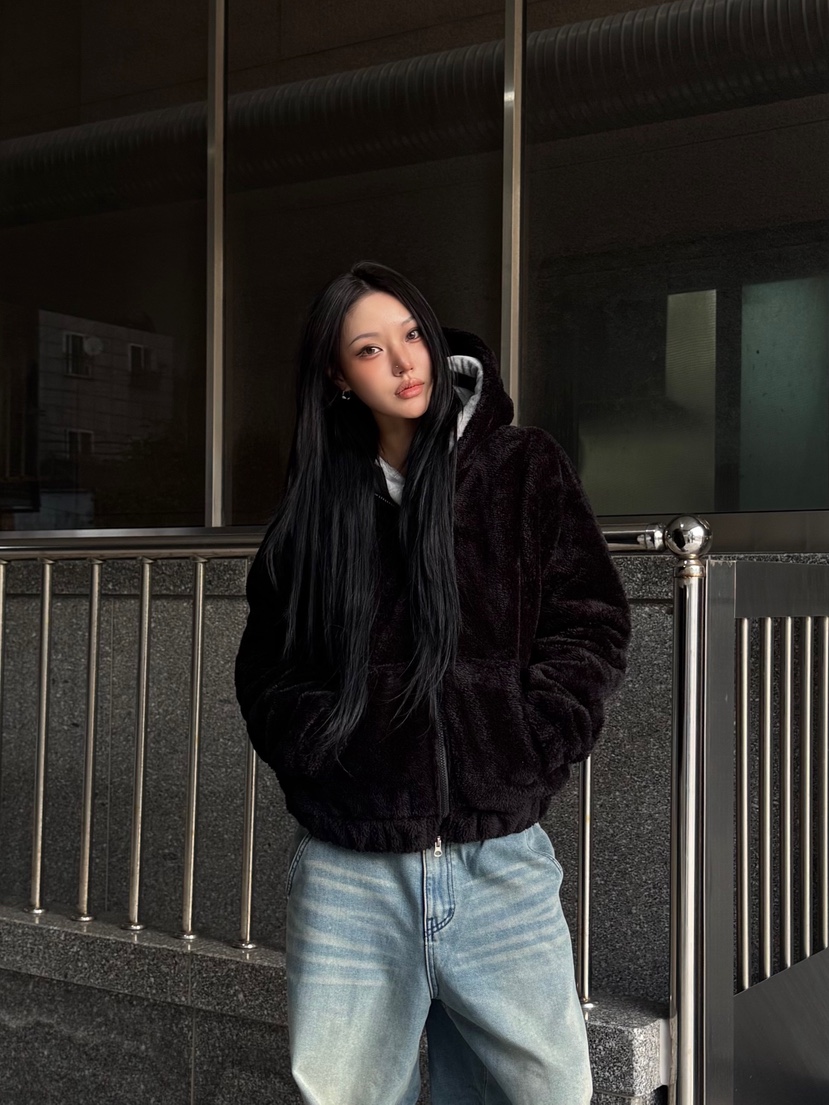 SEEOT東大門㊣實拍女裝新款25秋冬推薦人氣職業厚正裝褲羊皮SEEOT厚正裝褲