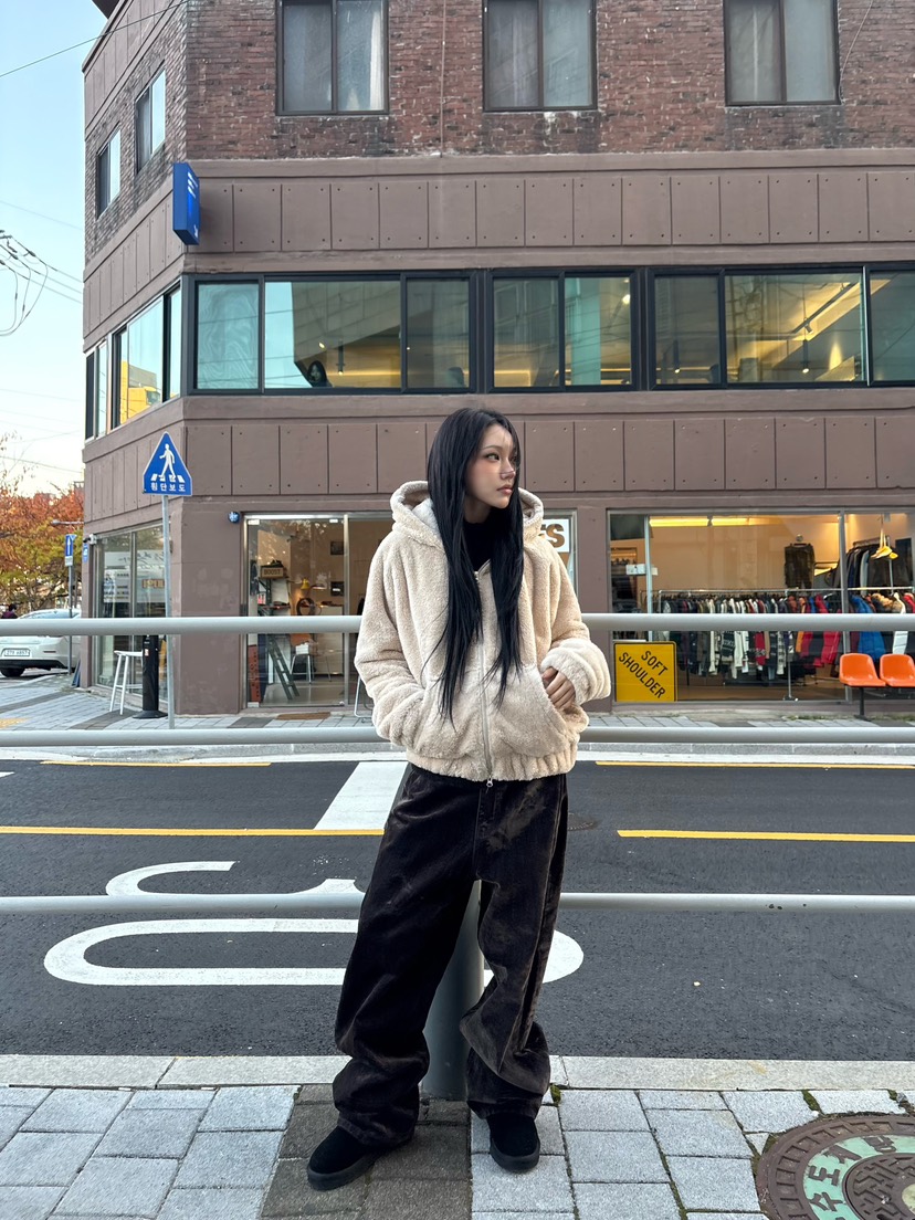 SEEOT東大門㊣直郵女士新品職業真品休閑人氣夾克披肩雙面連帽SEEOT夾克