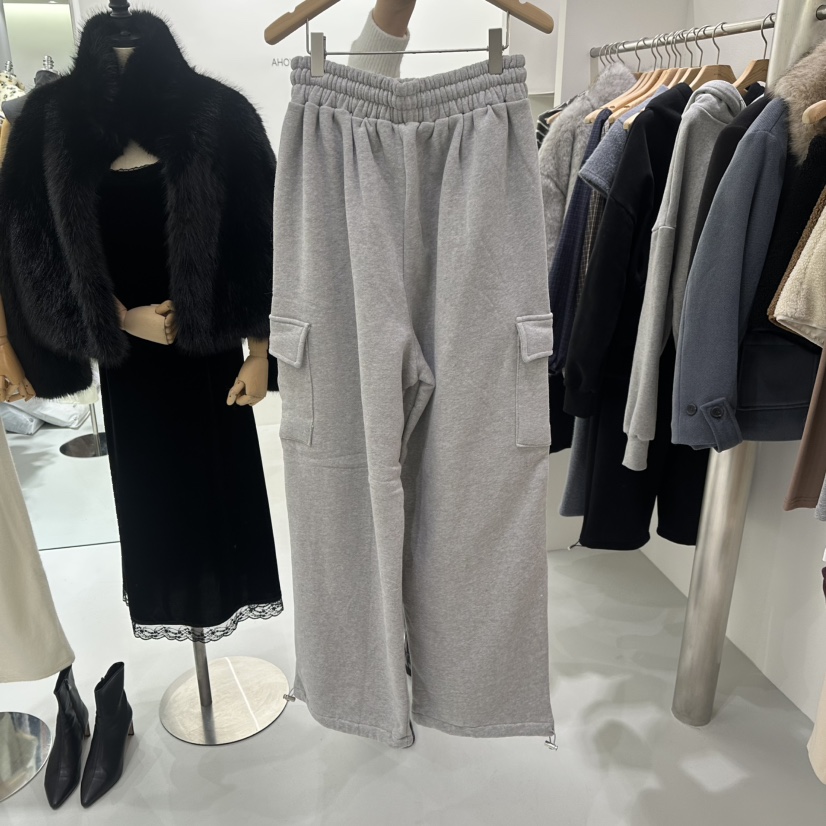 AHOY韓國直郵㊣女裝新品時尚推薦人氣職業25秋冬休閑褲加絨AHOY休閑褲