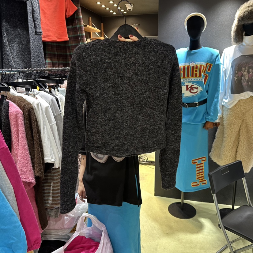 CHAVI東大門㊣直郵女裝新款推薦25秋冬職業休閑人氣長袖T恤CHAVI長袖T恤