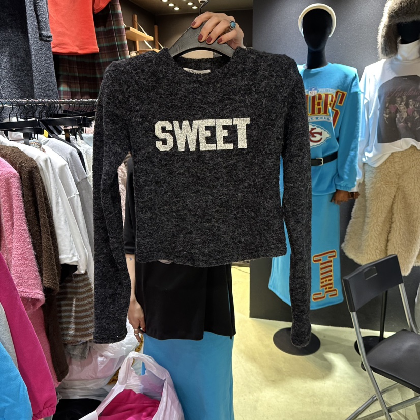 CHAVI東大門㊣直郵女裝新款推薦25秋冬職業休閑人氣長袖T恤CHAVI長袖T恤圖色2