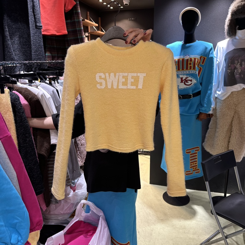 CHAVI東大門㊣直郵女裝新款推薦25秋冬職業休閑人氣長袖T恤CHAVI長袖T恤圖色3