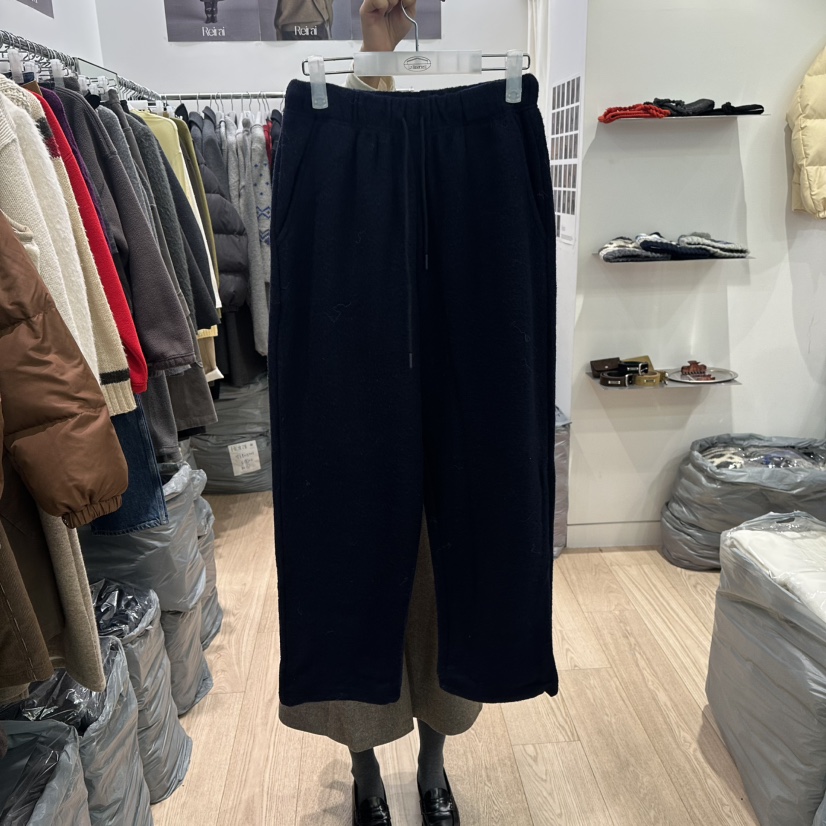 REIRAI東大門㊣實拍女裝新品真品人氣推薦休閑褲毛圈加絨羊毛Reirai休閑褲圖色2