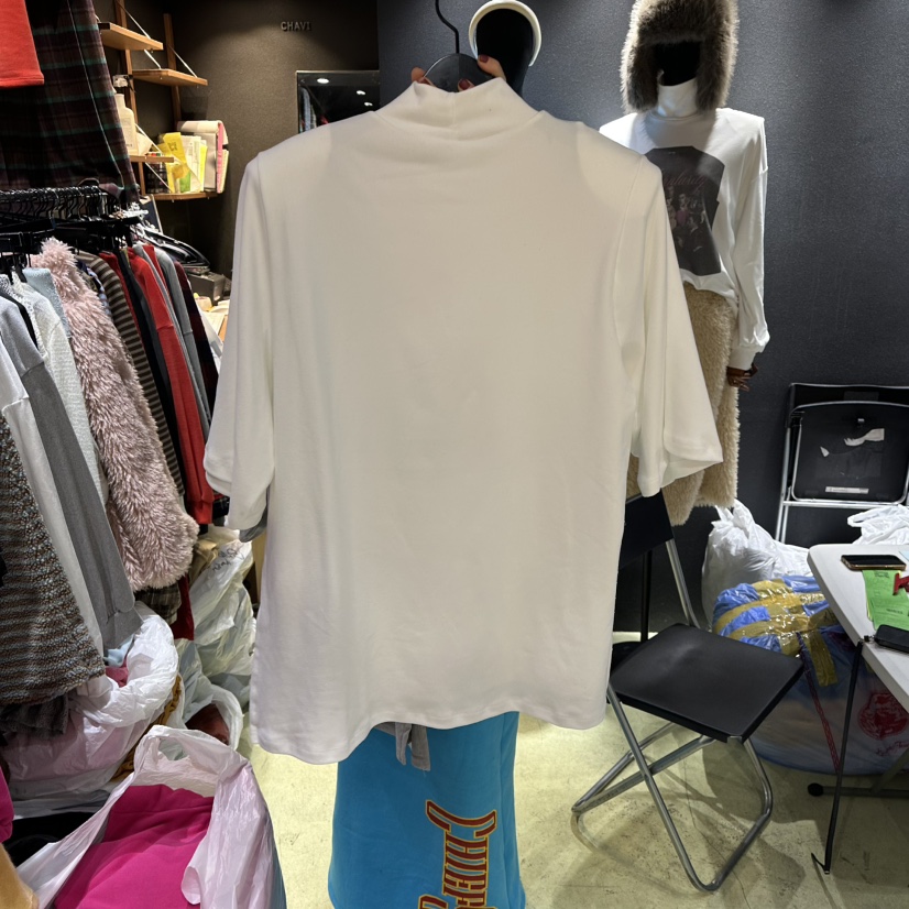 CHAVI韓國代購㊣女士新品熱賣真品休閑人氣25秋冬推薦T恤加絨CHAVIT恤