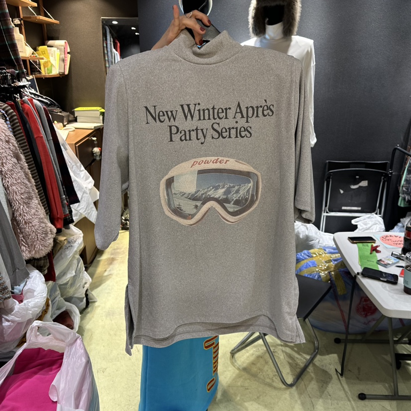 CHAVI韓國代購㊣女士新品熱賣真品休閑人氣25秋冬推薦T恤加絨CHAVIT恤圖色2