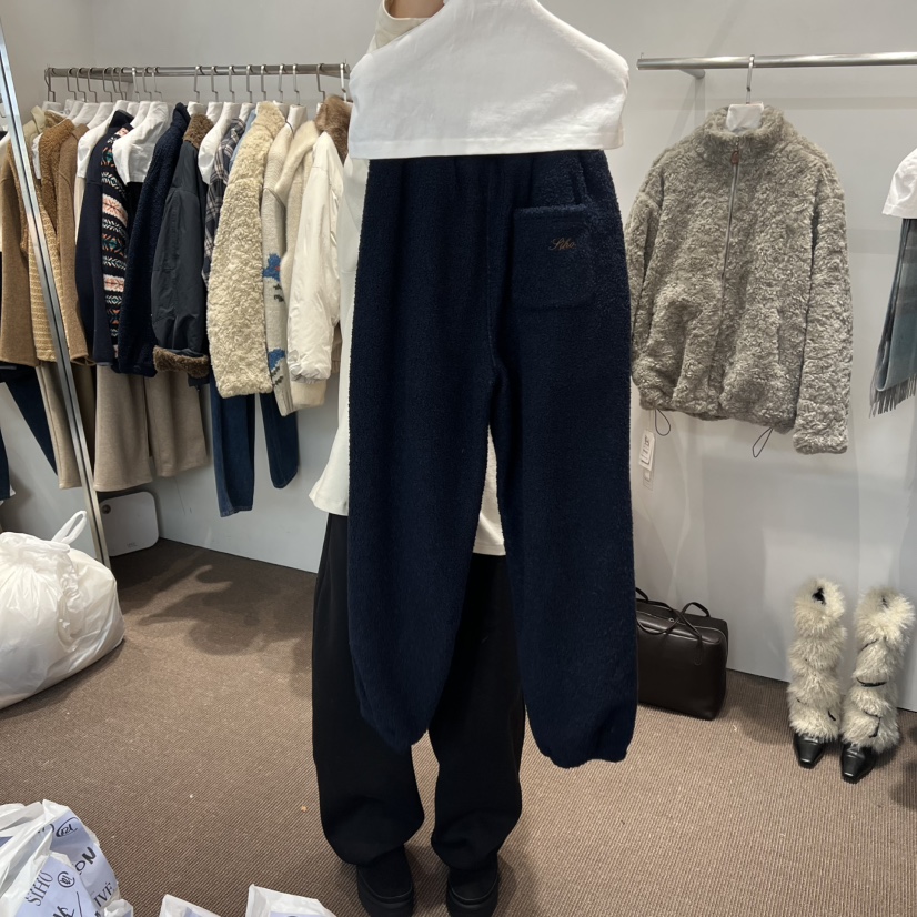 SIHO ARCHIVE東大門㊣實拍女裝新款時尚熱賣推薦休閑褲羊毛SIHO ARCHIVE休閑褲
