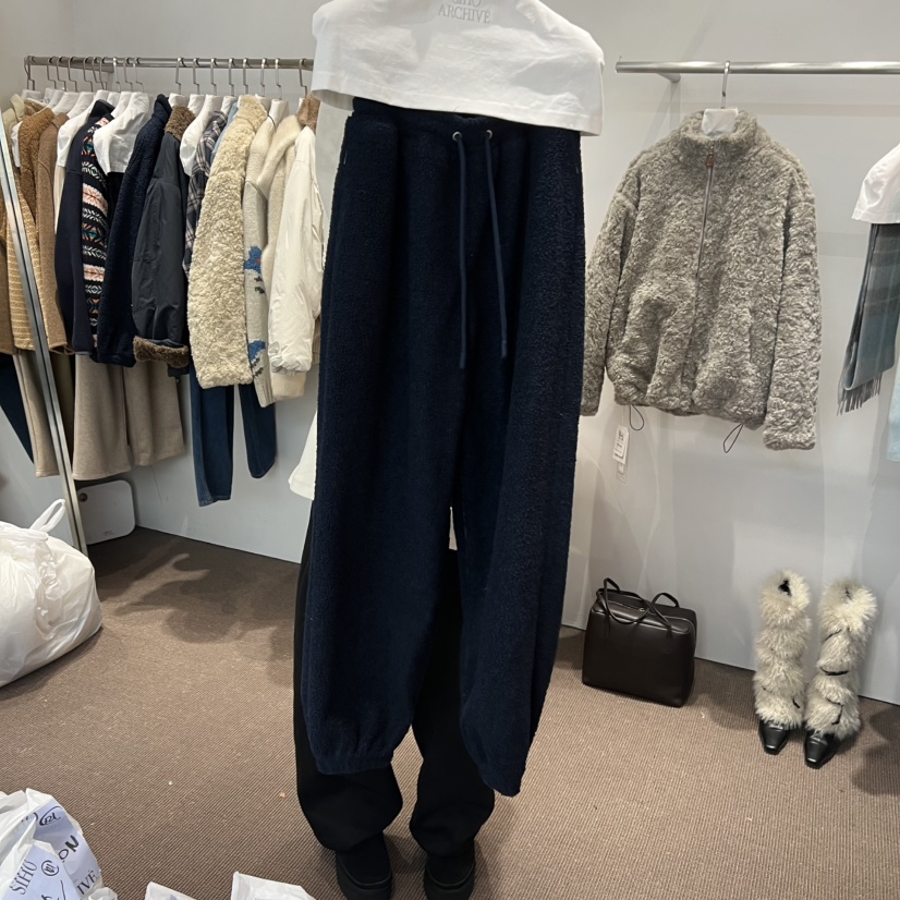 SIHO ARCHIVE東大門㊣實拍女裝新款時尚熱賣推薦休閑褲羊毛SIHO ARCHIVE休閑褲圖色2