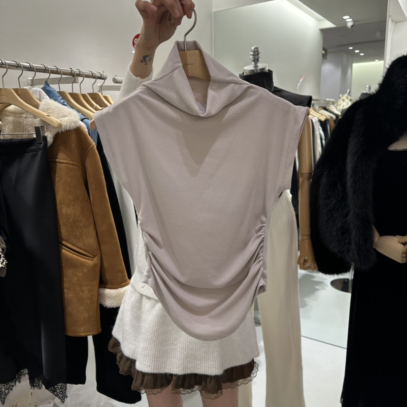 AHOY韓國代購㊣女裝新品熱賣時尚25秋冬推薦休閑職業人氣T恤AHOYT恤圖色1