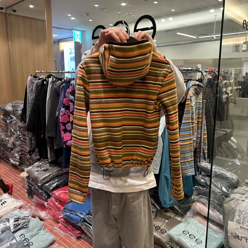 E/E/E東大門㊣實拍女士新品熱賣推薦時尚職業衛衣連帽衫加絨E/E/E衛衣