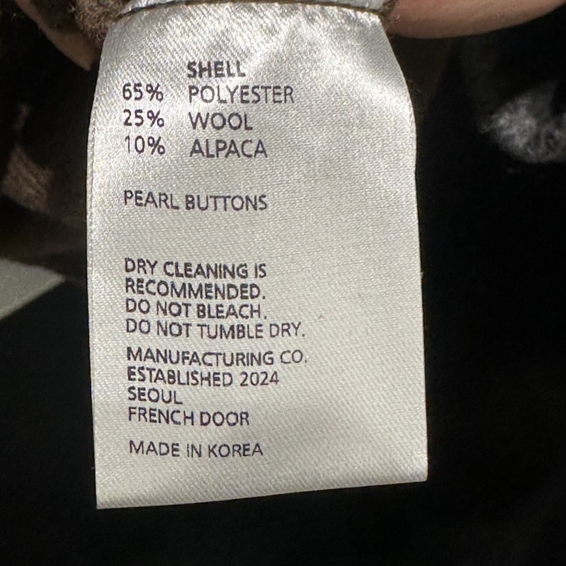 FRENCH DOOR東大門㊣實拍女士新品時尚25秋冬襯衫蕾絲衫羊毛FRENCH DOOR襯衫/蕾絲衫