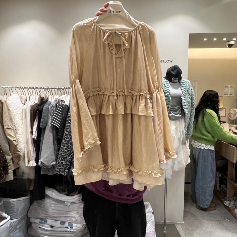 BY FLOW東大門㊣代購女裝新款職業真品熱賣推薦連衣裙寬松BY FLOW連衣裙圖色2