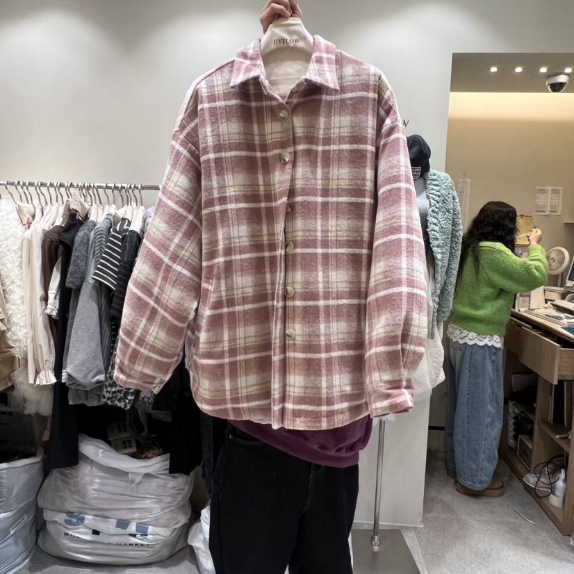 BY FLOW東大門㊣代購女裝新品熱賣職業人氣25秋冬襯衫蕾絲衫BY FLOW襯衫/蕾絲衫圖色1