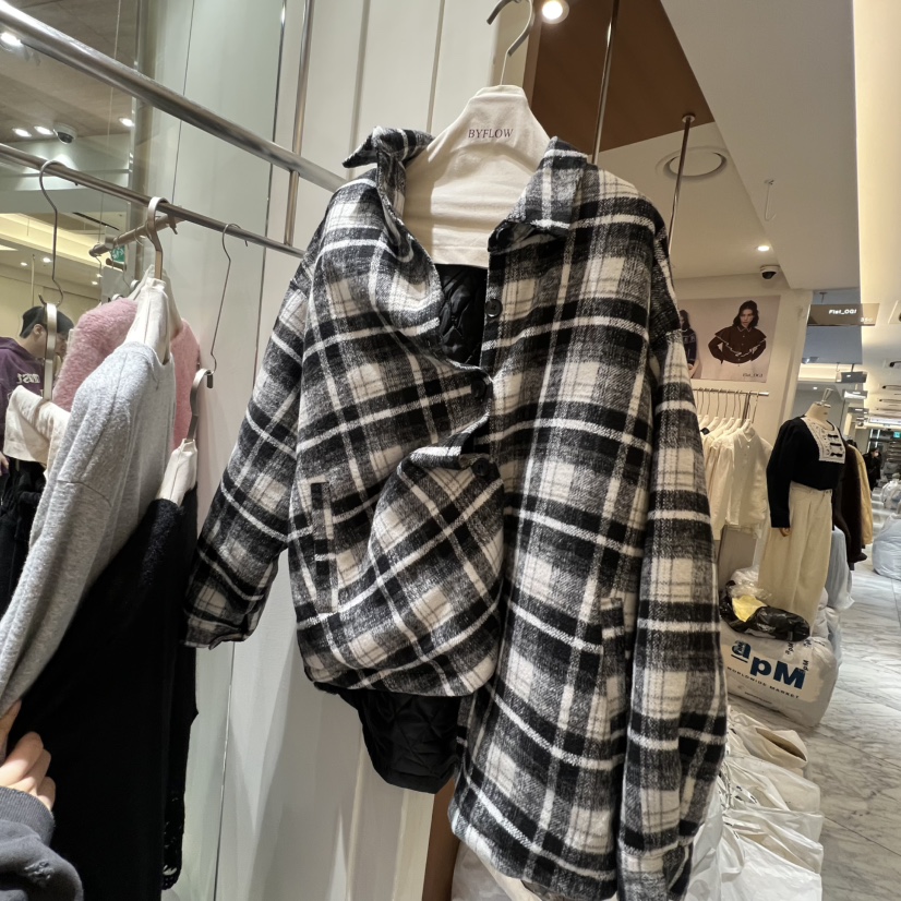 BY FLOW東大門㊣代購女裝新品熱賣職業人氣25秋冬襯衫蕾絲衫BY FLOW襯衫/蕾絲衫圖色2