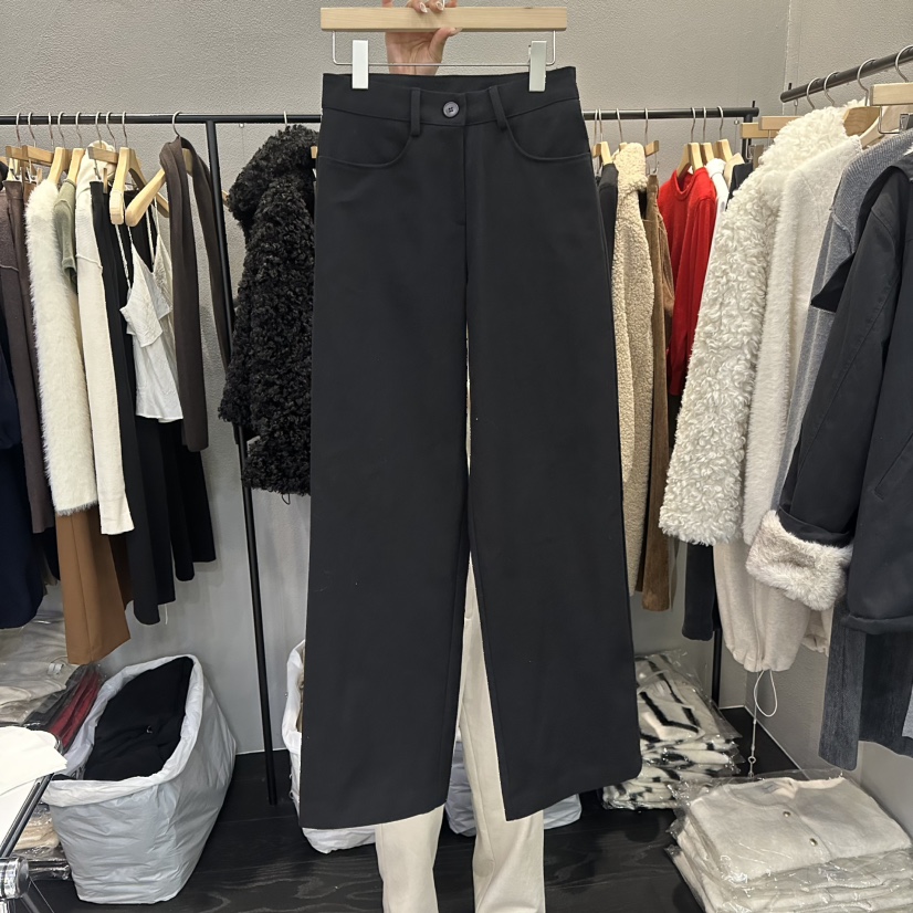 FLAMME TOIT東大門㊣實拍女士新品休閑熱賣職業休閑褲加絨棉FLAMME TOIT休閑褲圖色2