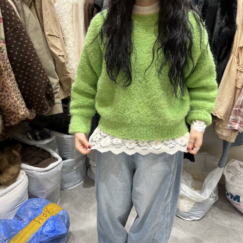 BY FLOW東大門㊣代購女士新款人氣真品時尚職業休閑毛衣羊毛BY FLOW毛衣圖色3