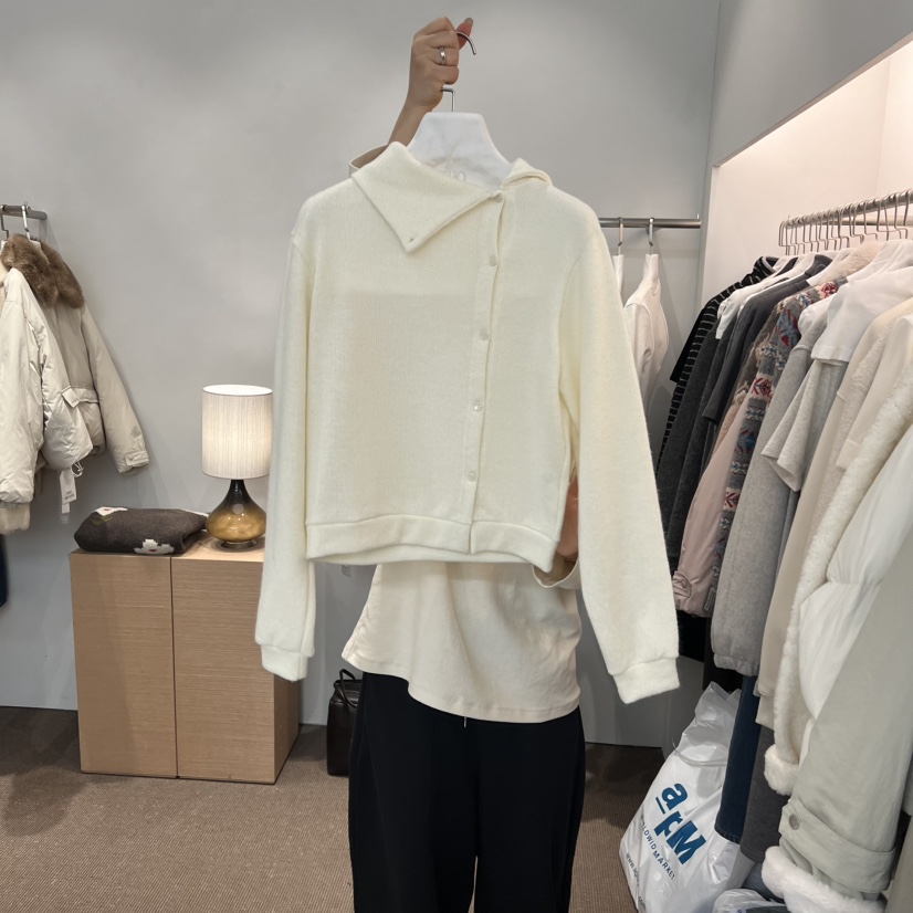 SIHO ARCHIVE東大門㊣代購女裝新款時尚25秋冬長袖T恤羊毛混紡SIHO ARCHIVE長袖T恤圖色1