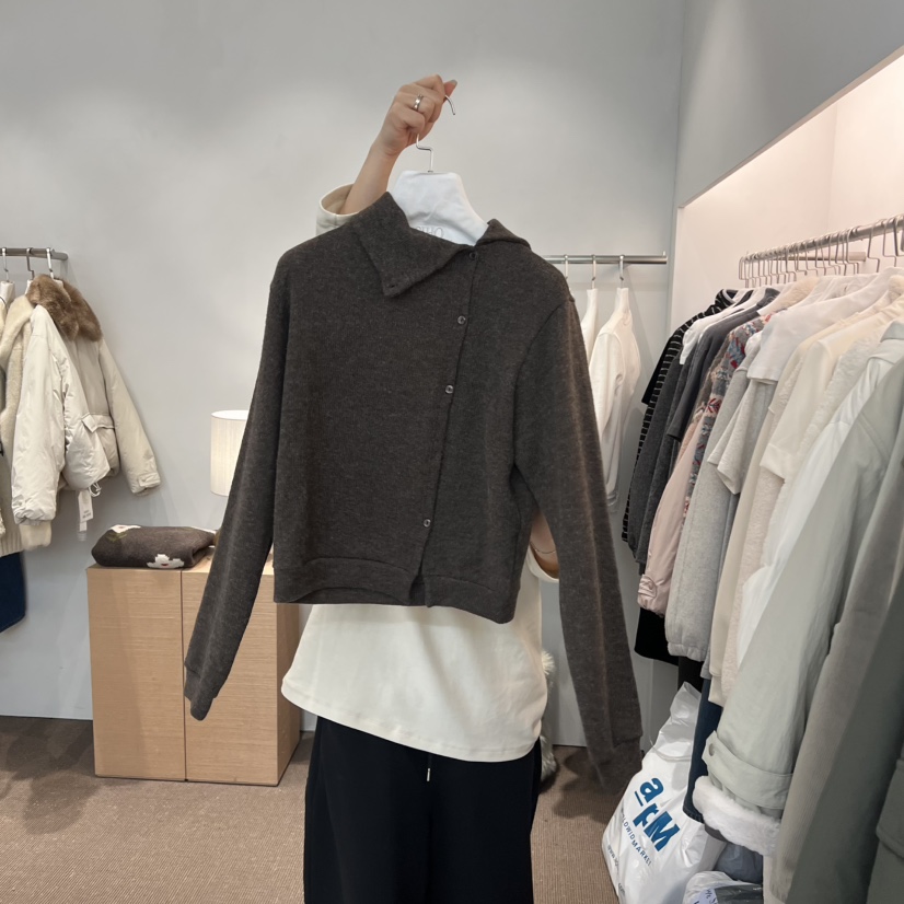 SIHO ARCHIVE東大門㊣代購女裝新款時尚25秋冬長袖T恤羊毛混紡SIHO ARCHIVE長袖T恤圖色2