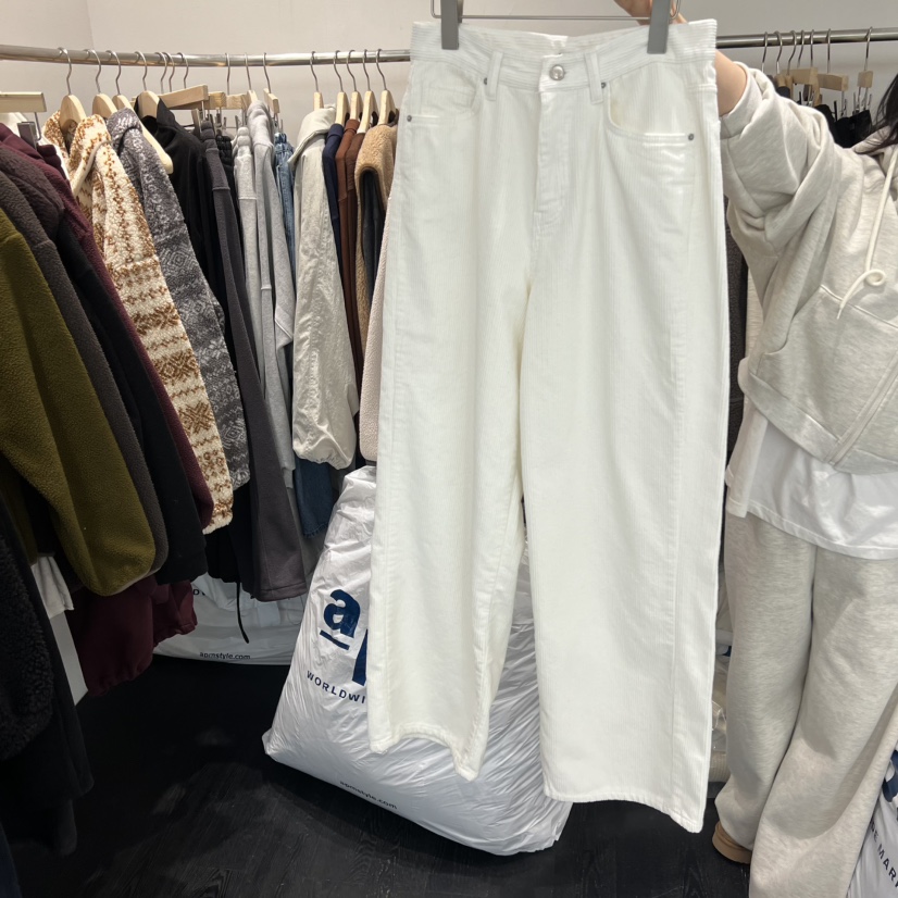 TAFFETA東大門㊣直郵女士新款人氣推薦熱賣休閑褲燈芯絨加絨TAFFETA休閑褲圖色1