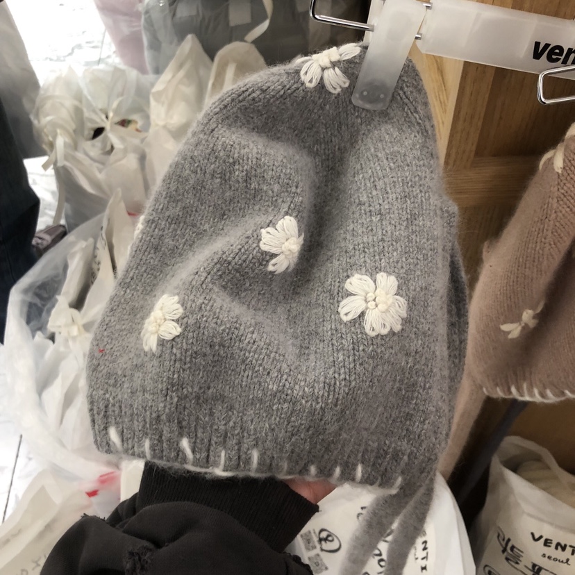 VENTI韓國代購㊣女士新款人氣25秋冬推薦熱賣時尚帽子安哥拉VENTI帽子圖色1