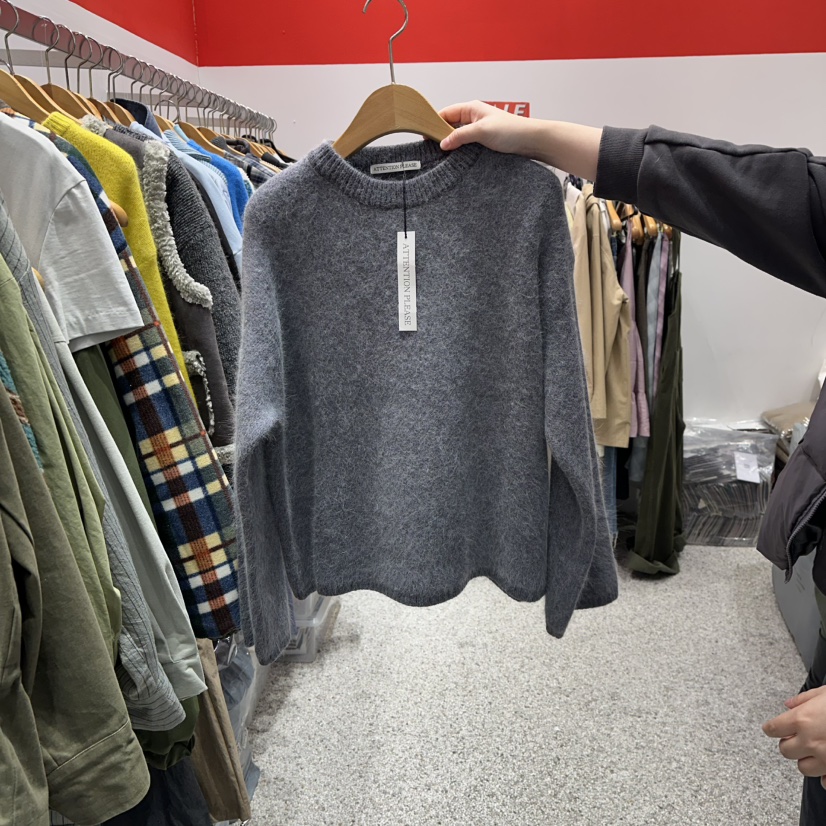 ATPZ東大門㊣代購女士新款25秋冬職業熱賣真品人氣毛衣安哥拉ATTENTION PLEAES毛衣圖色3