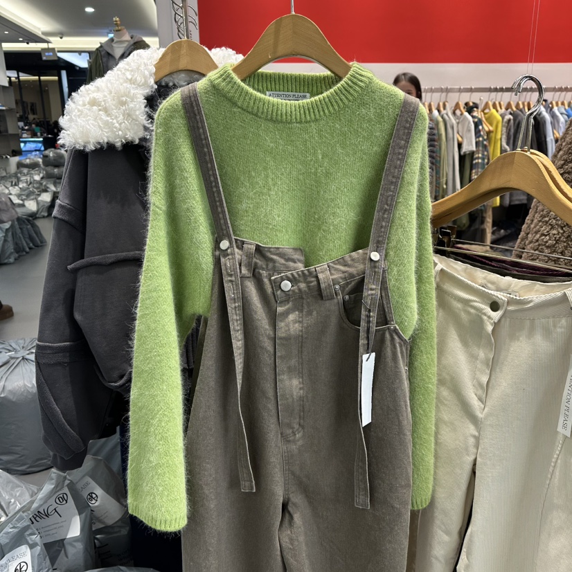 ATPZ東大門㊣代購女士新款25秋冬職業熱賣真品人氣毛衣安哥拉ATTENTION PLEAES毛衣圖色4