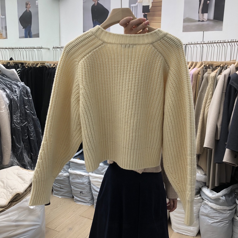 MOI-A韓國直郵㊣女裝新品人氣休閑熱賣職業真品時尚25秋冬毛衣MOI-A毛衣