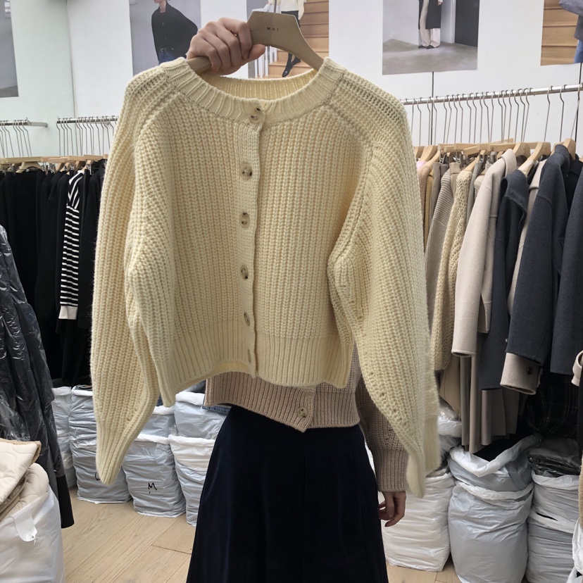 MOI-A韓國直郵㊣女裝新品人氣休閑熱賣職業真品時尚25秋冬毛衣MOI-A毛衣圖色2