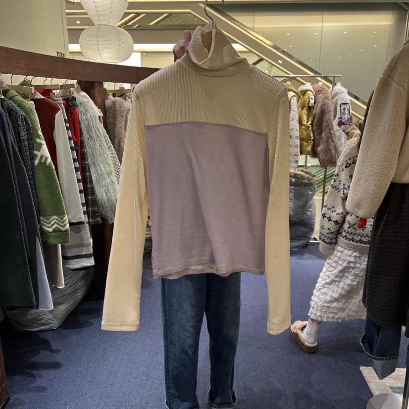 FURE東大門㊣直郵女士新品真品時尚熱賣人氣推薦休閑長袖T恤FURE長袖T恤圖色1