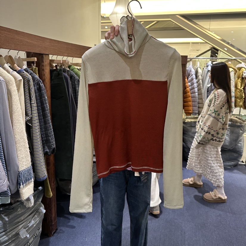 FURE東大門㊣直郵女士新品真品時尚熱賣人氣推薦休閑長袖T恤FURE長袖T恤圖色2