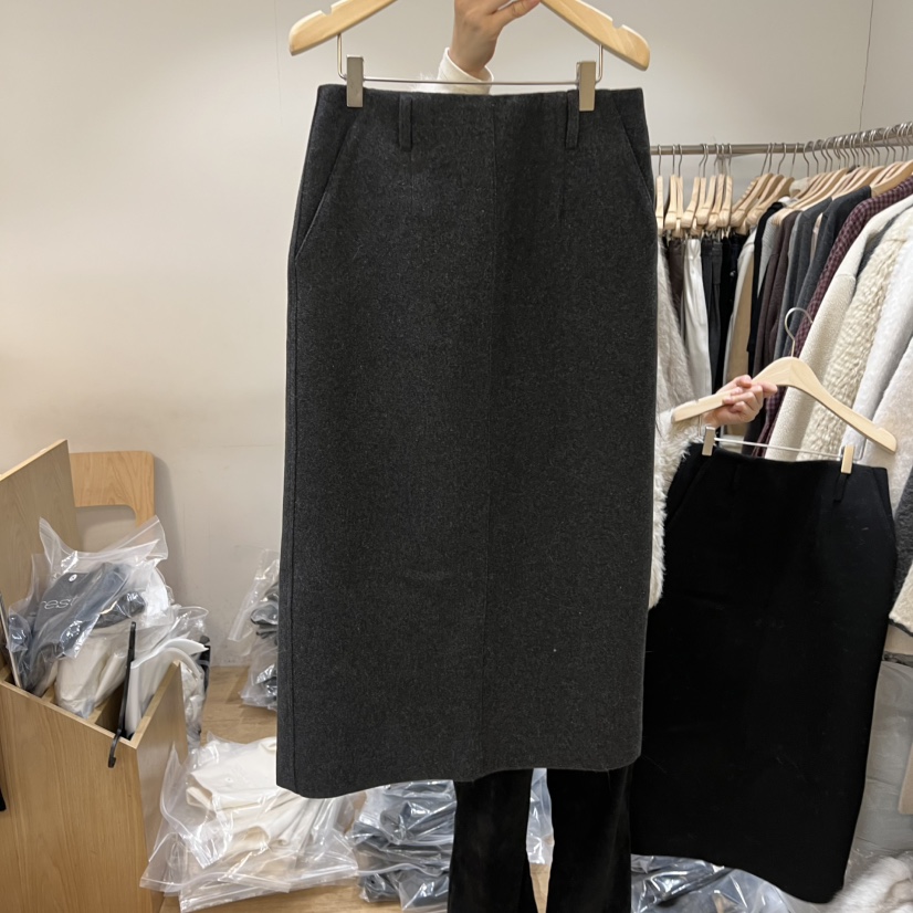 FOREST東大門㊣實拍女裝新款熱賣25秋冬時尚人氣半身裙中短裙FOREST半身裙/中短裙圖色1