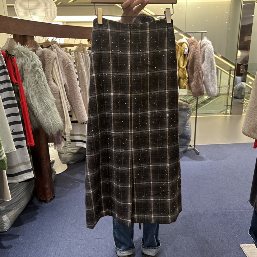 FURE東大門㊣直郵女裝新款職業休閑人氣25秋冬時尚熱賣長裙FURE長裙