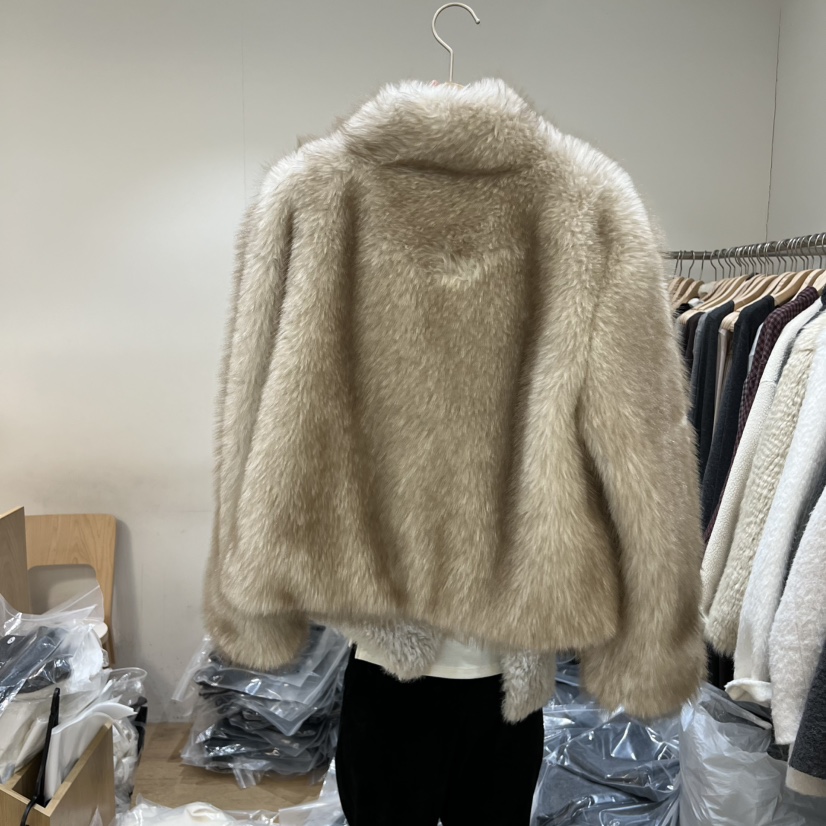 FOREST韓國直郵㊣女裝新品熱賣人氣時尚真品25秋冬短款大衣FOREST短款大衣