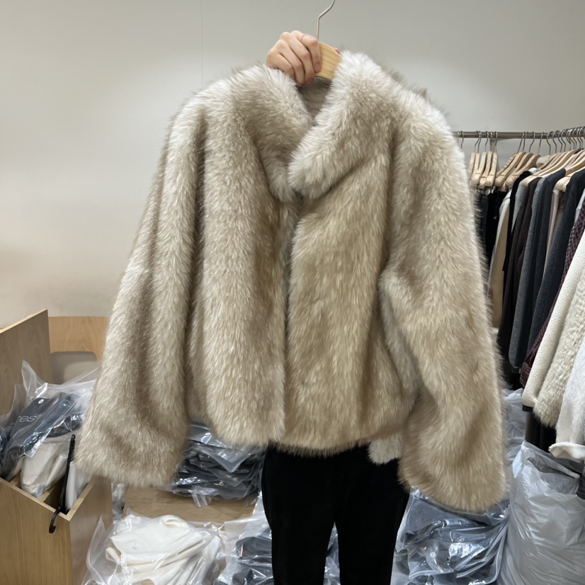 FOREST韓國直郵㊣女裝新品熱賣人氣時尚真品25秋冬短款大衣FOREST短款大衣圖色1