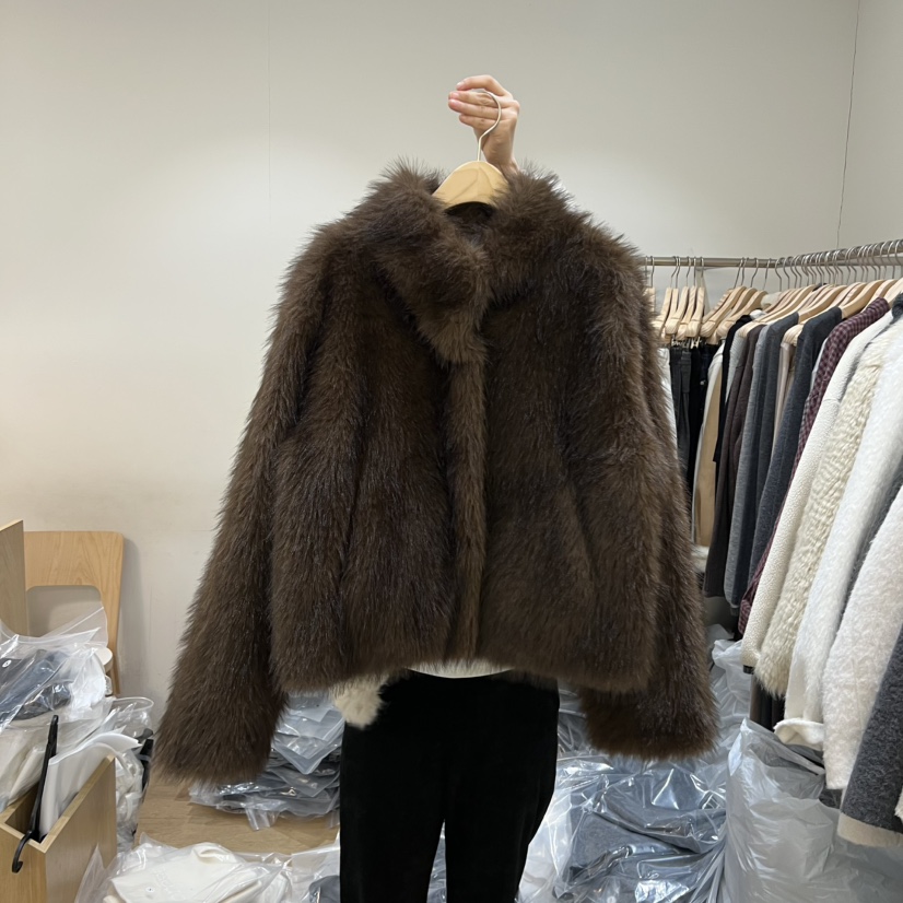 FOREST韓國直郵㊣女裝新品熱賣人氣時尚真品25秋冬短款大衣FOREST短款大衣圖色2