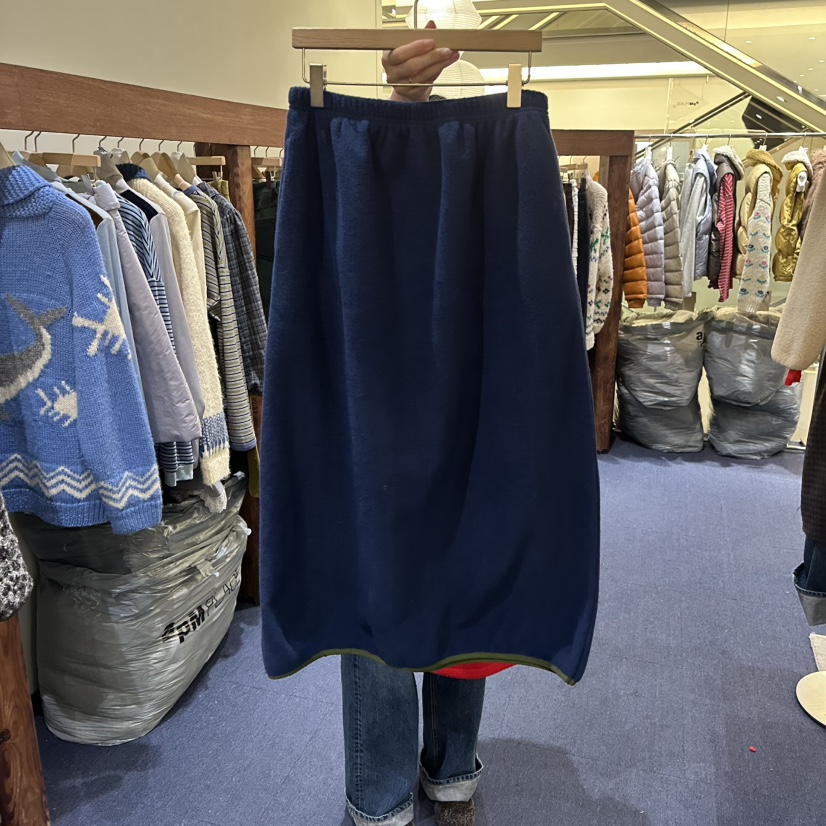 FURE東大門㊣代購女裝新款真品人氣推薦熱賣職業長裙抓絨長款FURE長裙圖色1