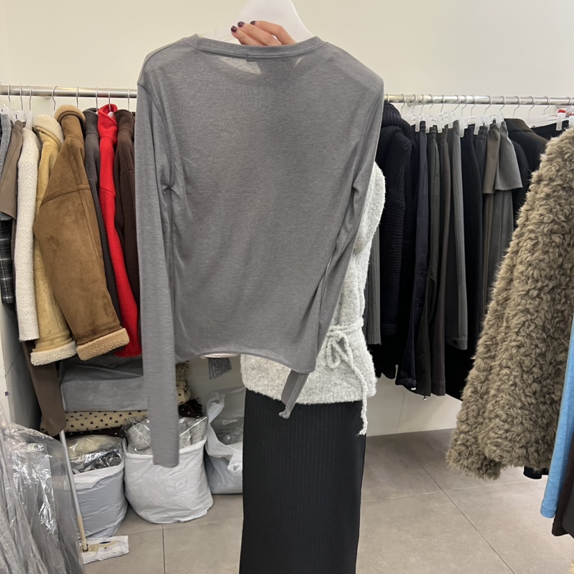 PORTS MOSS韓國代購㊣女裝新款時尚真品25秋冬推薦長袖T恤PORTS MOSS長袖T恤