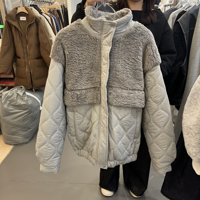 JENNIE東大門㊣代購女裝新品人氣推薦真品休閑熱賣25秋冬夾克JENNIE/VENEFIT夾克圖色2