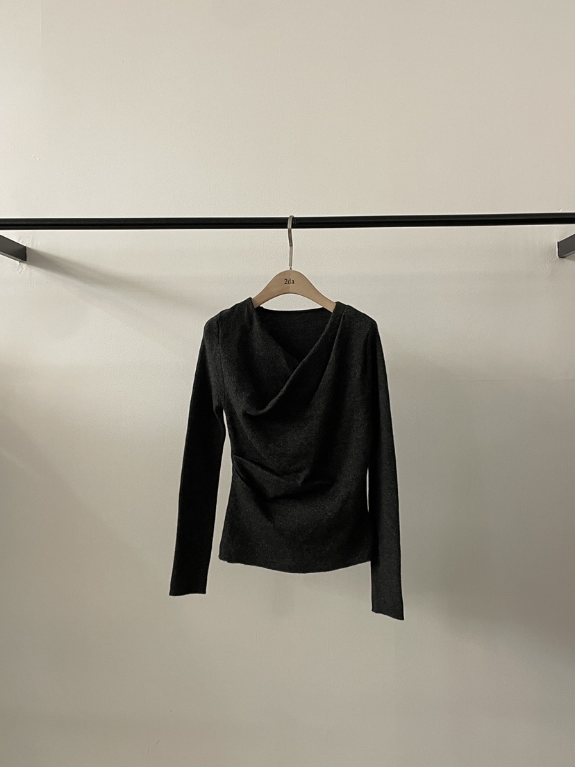 2DA/DARIMI-P韓國直郵㊣女裝新款休閑職業熱賣人氣針織衫2DA/DARIMI-P針織衫圖色2墨色