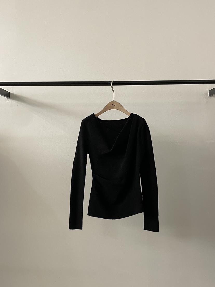 2DA/DARIMI-P韓國直郵㊣女裝新款休閑職業熱賣人氣針織衫2DA/DARIMI-P針織衫圖色3黑色